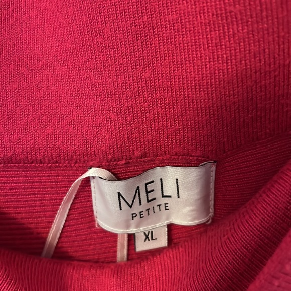 Fuchsia a-line midi skirt - Picture 2 of 3